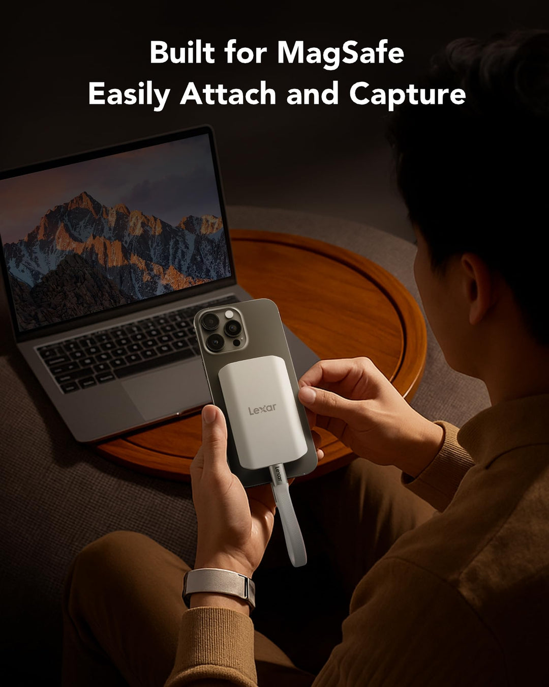 Portable SSD 1TB USB 3.2 Gen2x2 2000MB/s IP65 MagSafe - Bild 4