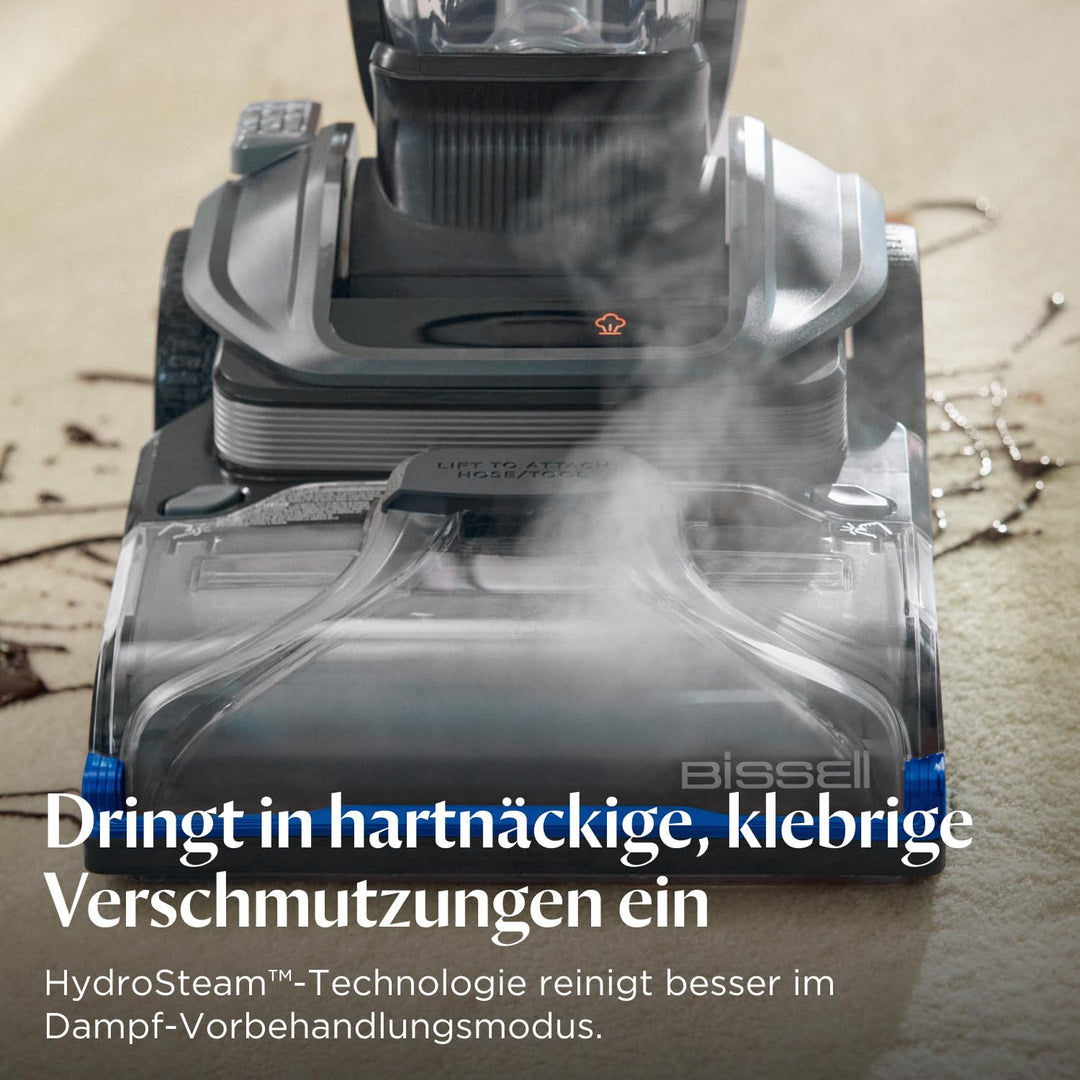 Teppichreiniger HydroSteam 1300W mit Dampfvorbehandlung und Schnelltrocknung - Bild 4