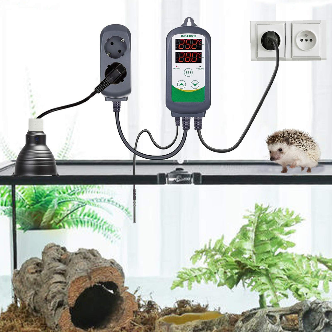 Temperaturregler digital 2200W Heizen Kühlen mit Sensor 230V - Bild 2