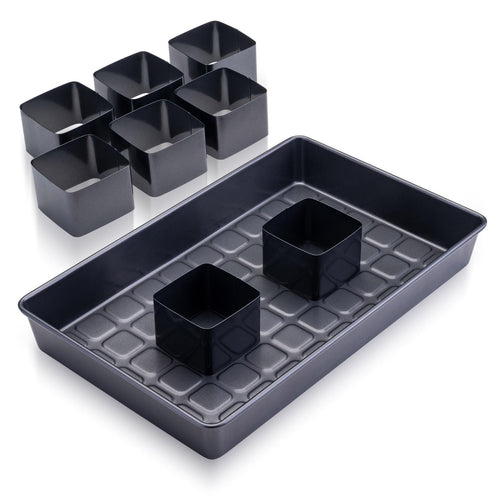 Backform-Set Zahlen & Buchstaben 9-teilig C-Stahl PFAS-frei