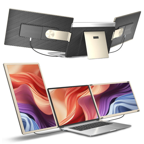 Laptop Screen Extender 15,6" Triple Display FHD 1080P mit Lautsprechern