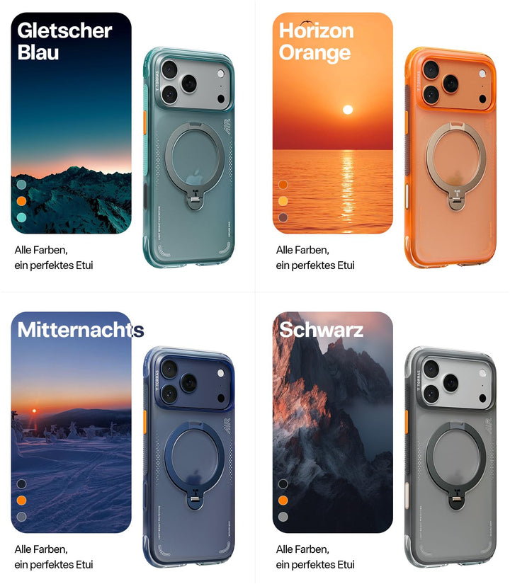 iPhone 17 Pro Max Hülle Airbag MagSafe 360°-Ring Militärstandard - Bild 7