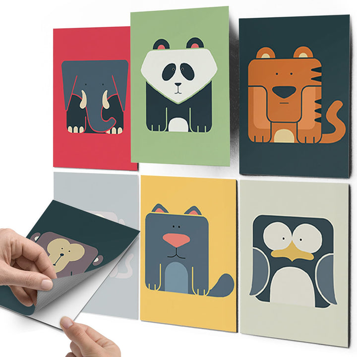 Fliesenfolie Mosaik Vinyl selbstklebend 15x20 cm 42er-Set Bad Küche