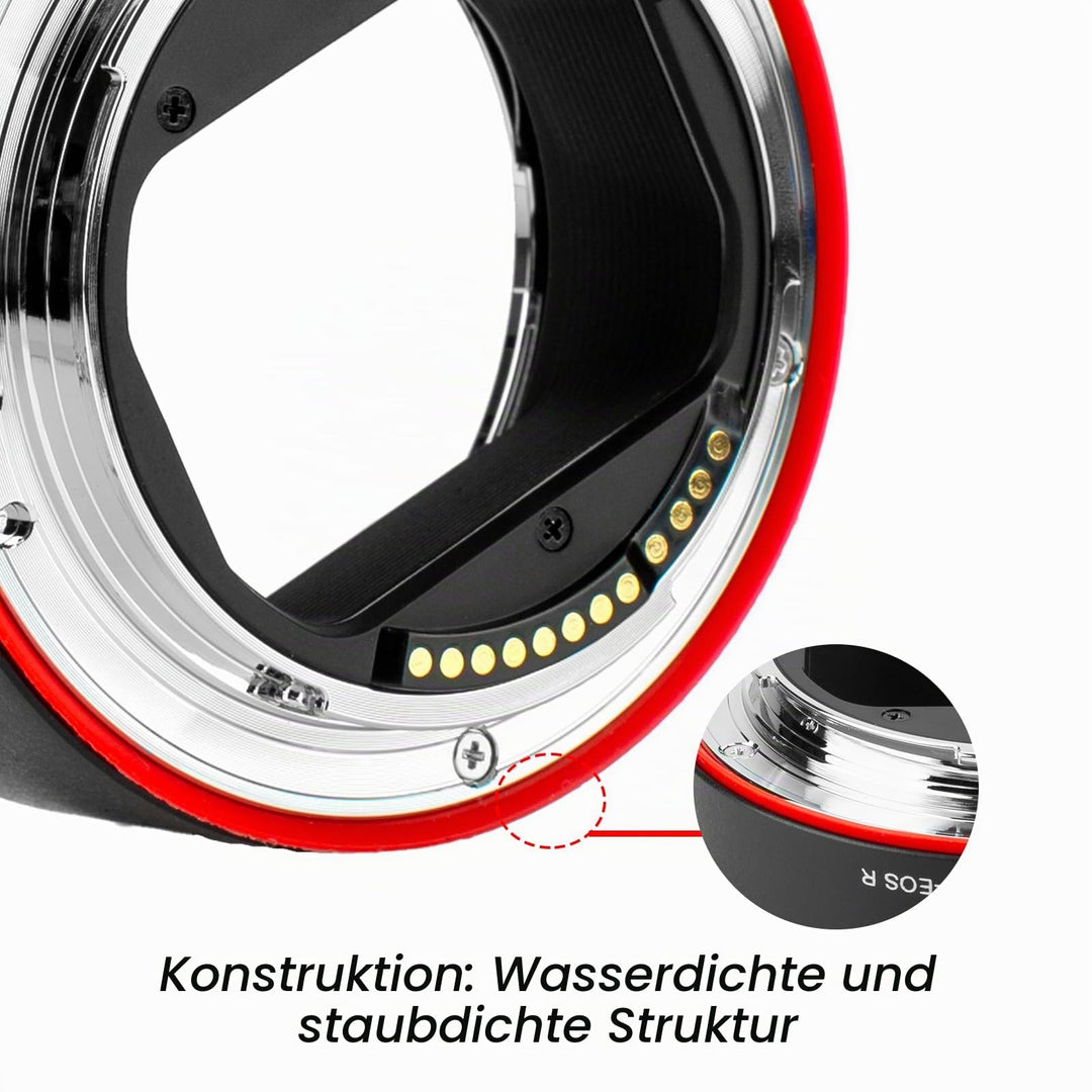 Objektivadapter EF auf EOS R Autofokus Metall für Canon spiegellos - Bild 3