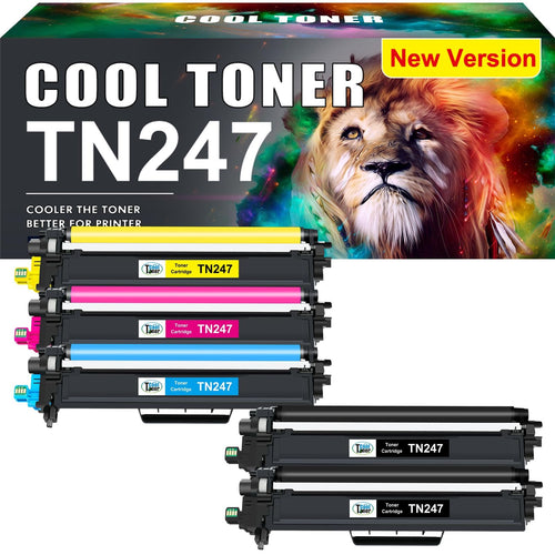 Toner-Set kompatibel für Brother 5er-Pack Schwarz/Cyan/Gelb/Magenta