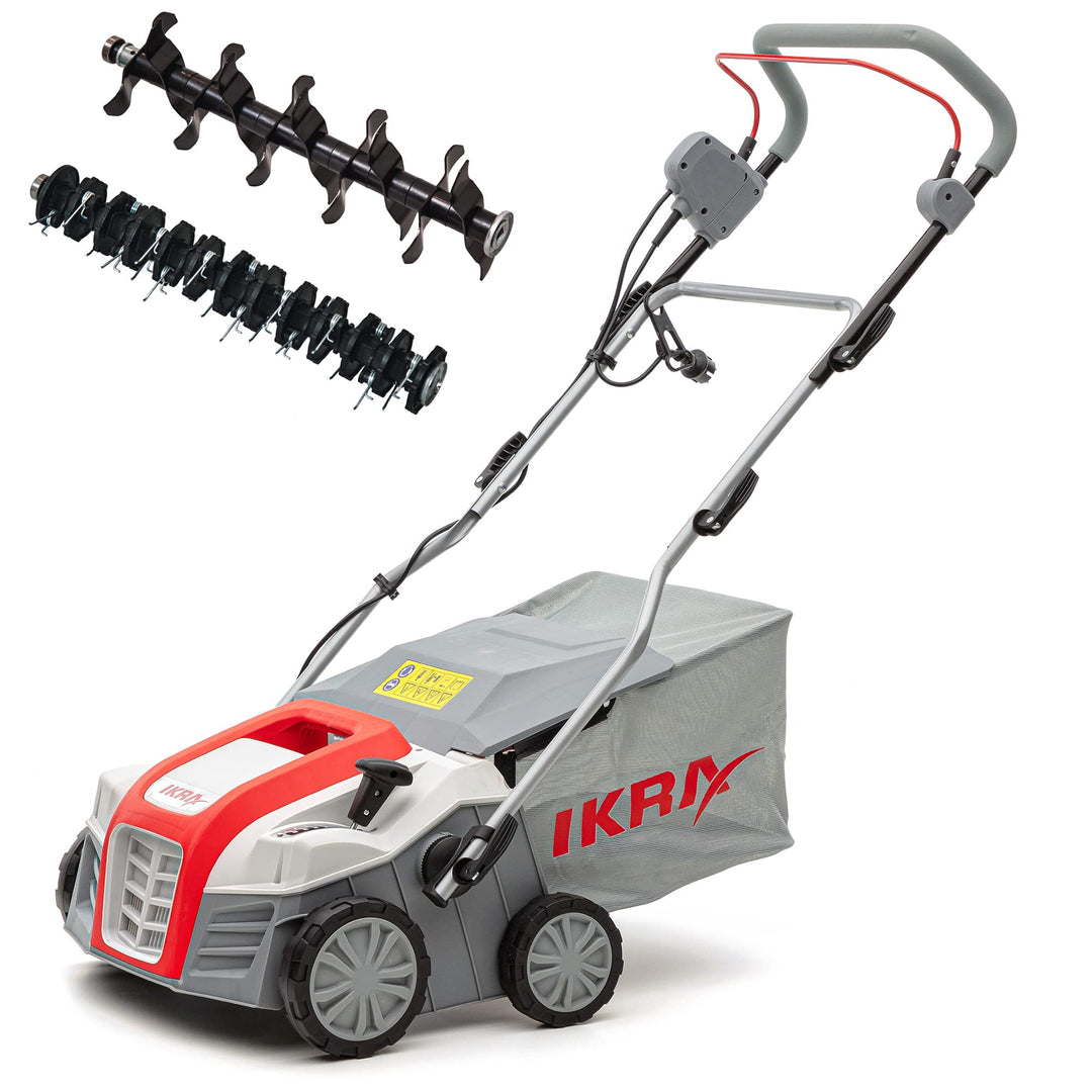 Elektro-Vertikutierer 2-in-1 mit Rasenlüfter 2000W 40cm Arbeitsbreite