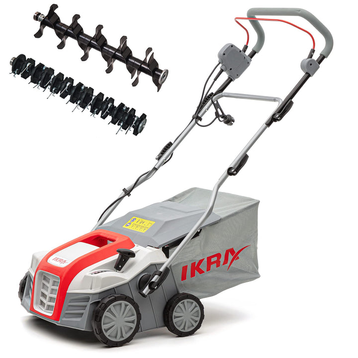 Elektro-Vertikutierer 2-in-1 mit Rasenlüfter 2000W 40cm Arbeitsbreite