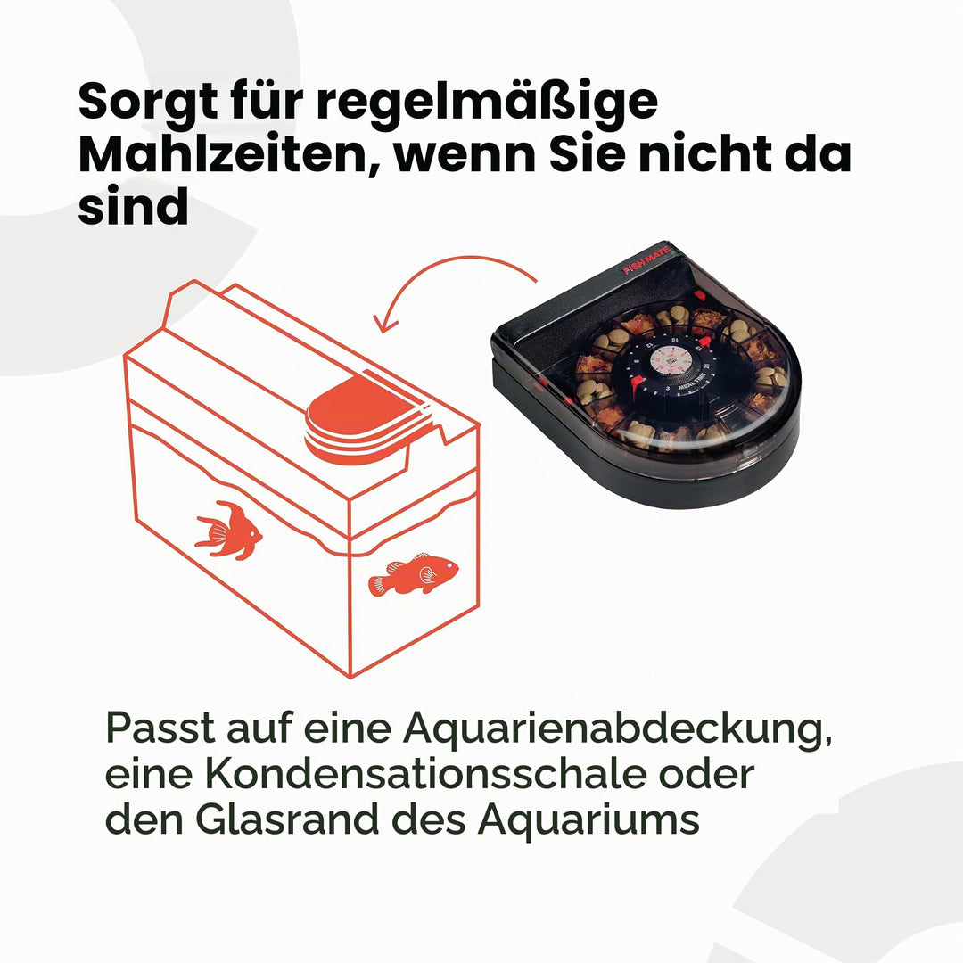 Aquarium Futterautomat 14 Portionen Quarz-Timer bis 150 Liter - Bild 2