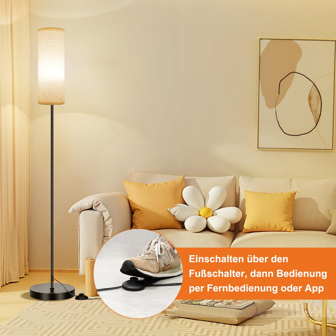 Stehlampe RGB dimmbar mit Fernbedienung App-Steuerung 170cm - Bild 5
