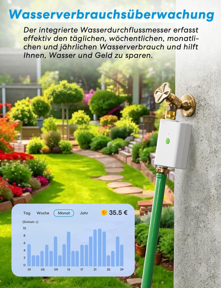 WLAN Bewässerungscomputer mit App-Steuerung Alexa HomeKit 2,4GHz - Bild 6