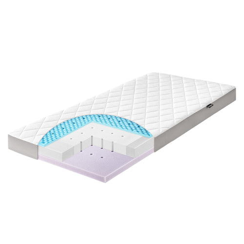 Babymatratze 60x120 cm wendbar für Babybett 0-5 Jahre TÜV-geprüft