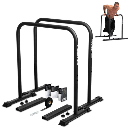 Dip Barren verstellbar Stahl 90 cm für Calisthenics & Home Gym