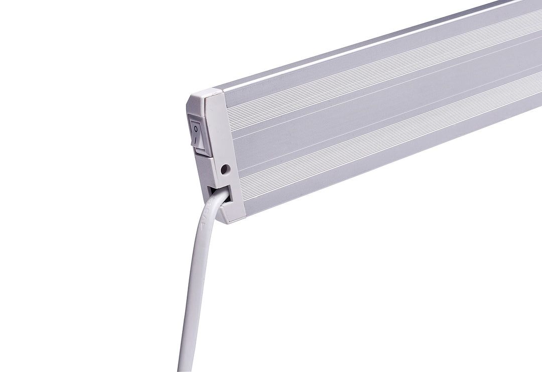 LED Unterbauleuchte Alu 90 cm 15W warmweiss mit Schalter - Bild 4