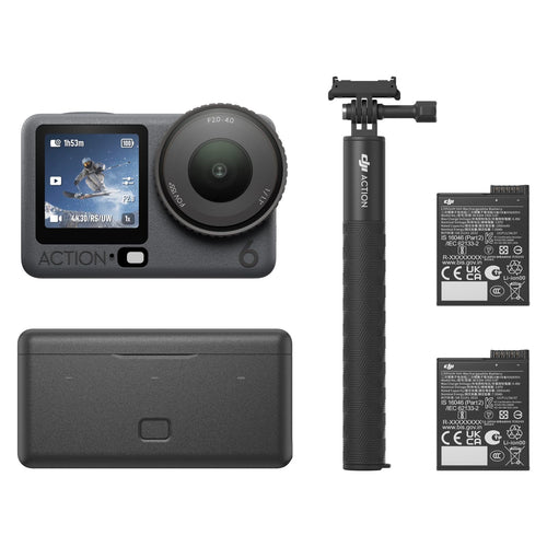 Action-Cam 8K 1/1.1-Zoll-Sensor variable Blende 2 Akkus Wasserdicht