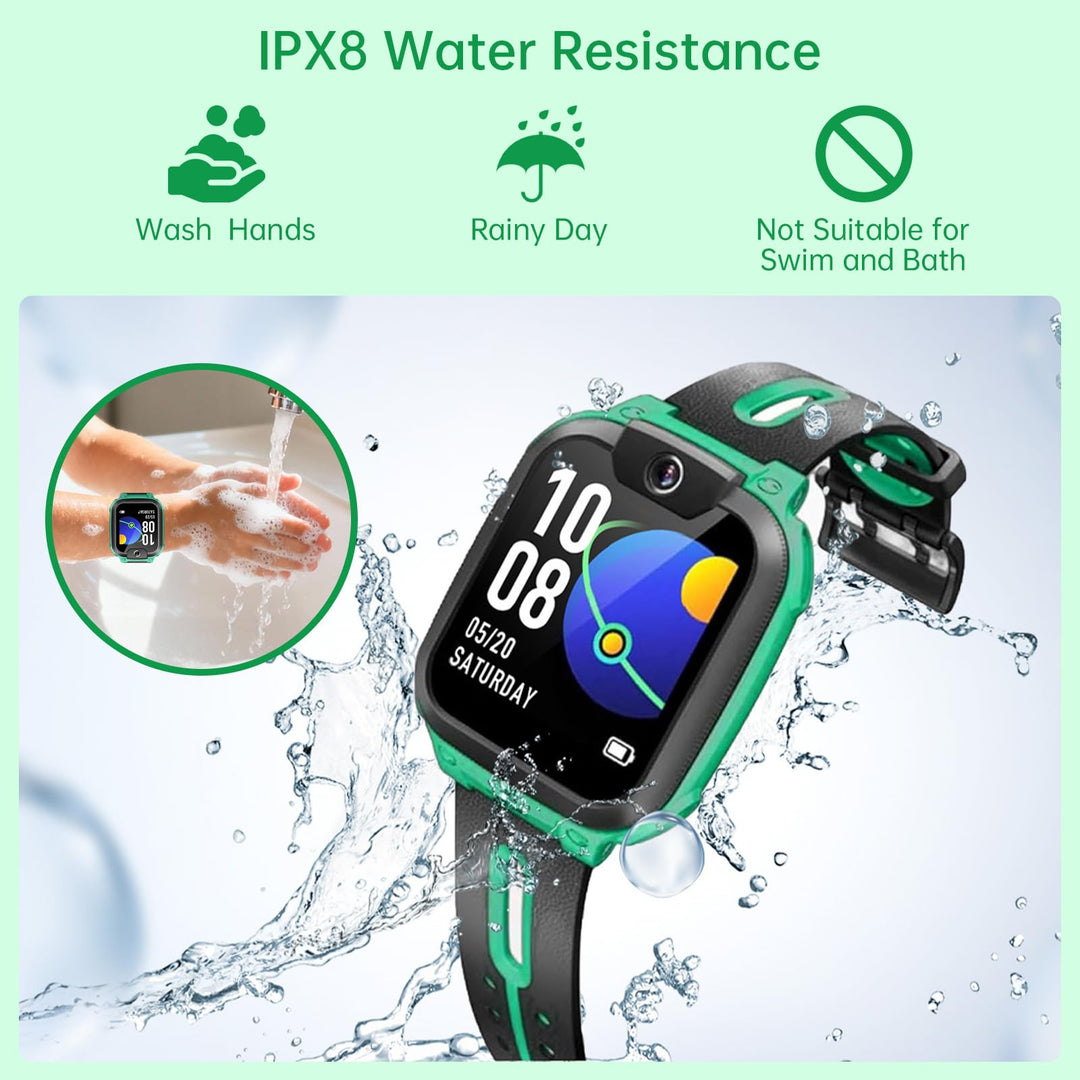 Kinder-Smartwatch mit GPS 4G Videoanruf IPX8 wasserdicht - Bild 6