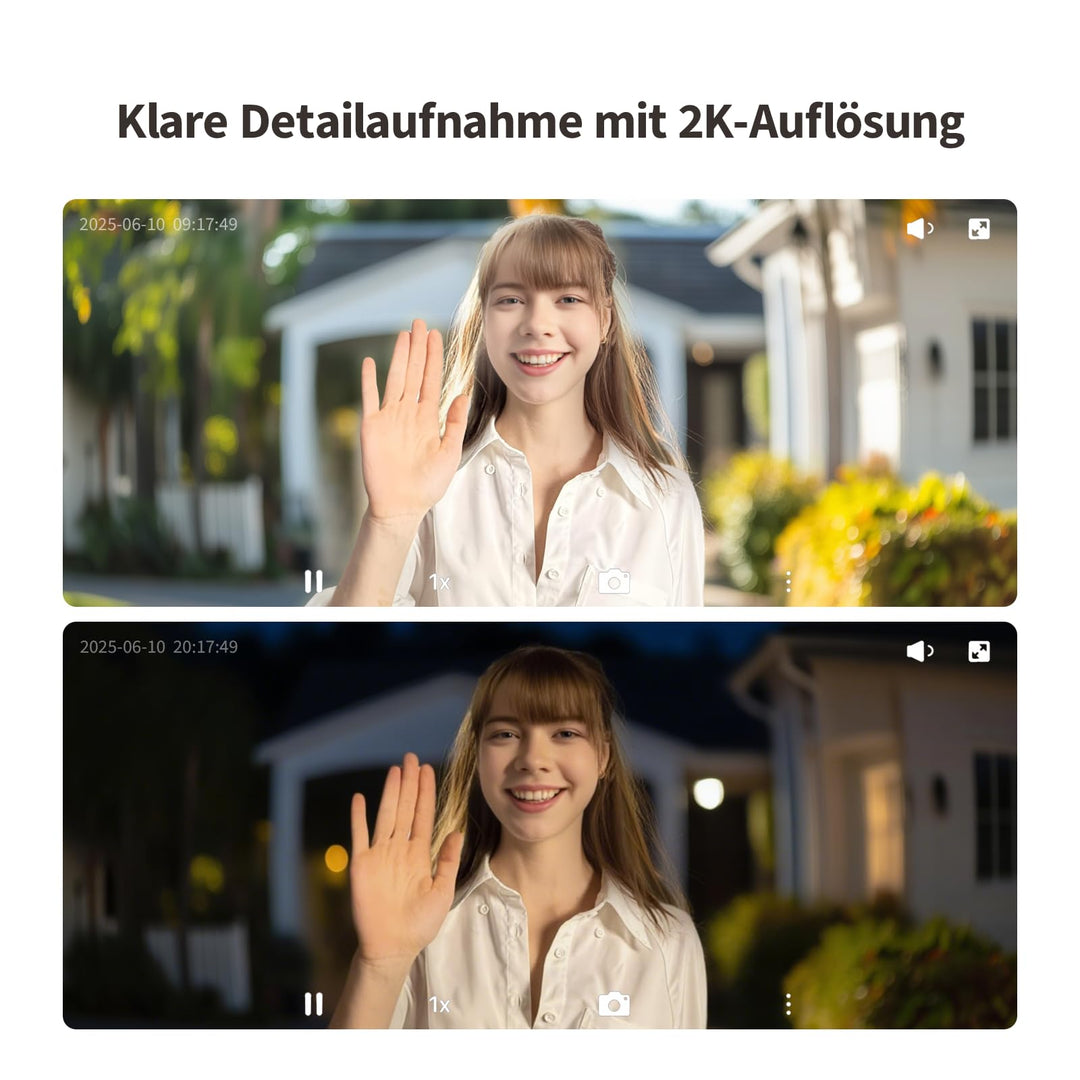 Video-Türklingel mit Kamera 2K, Matter Hub, Zigbee, Gesichtserkennung - Bild 4