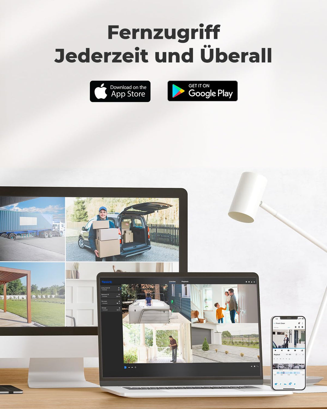 Überwachungskamera Aussen 4K PoE mit Personen- &amp; Fahrzeugerkennung - Bild 5