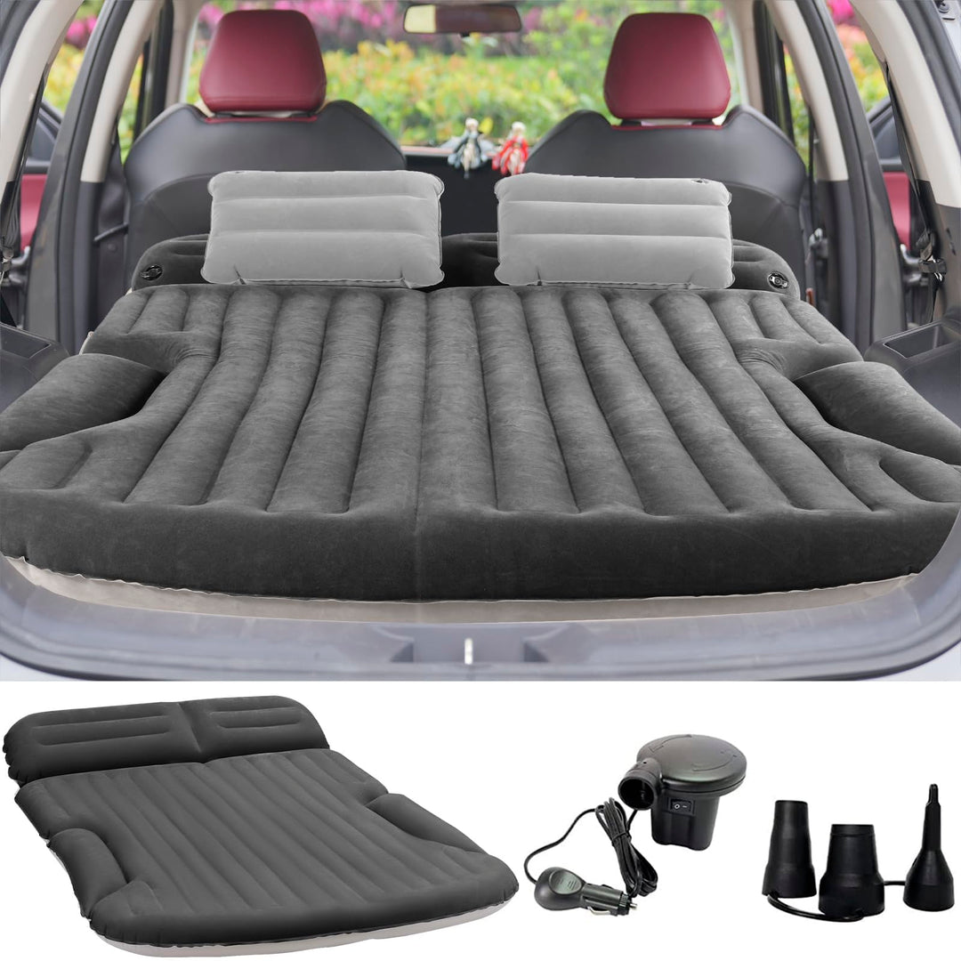 Auto Luftmatratze SUV doppelseitig beflockt mit 2 Kissen &amp; Pumpe