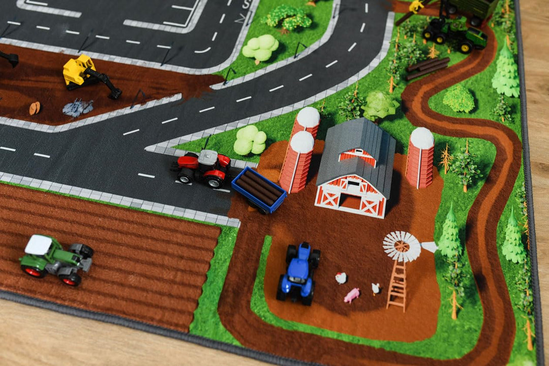 Spielteppich Strasse &amp; Stadt 200x160 cm abwaschbar rutschfest - Bild 4