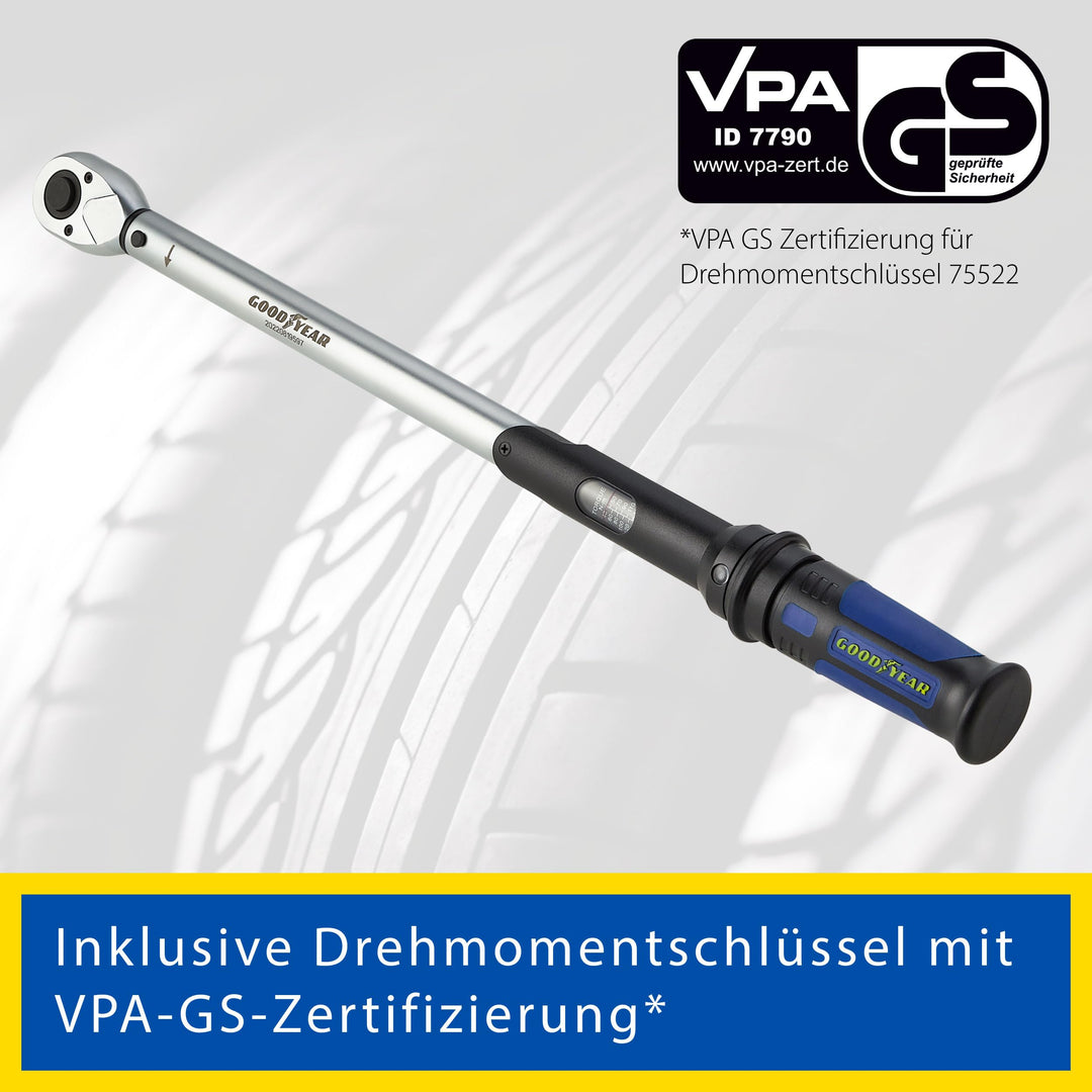 Radwechsel-Set 6-teilig Chrom-Vanadium mit Drehmomentschlüssel - Bild 4