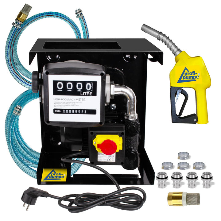 Dieselpumpe elektrisch 400W 230V mit Zähler und Automatik-Zapfpistole