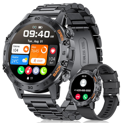 Smartwatch mit Telefonfunktion 1,39 Zoll 111 Sportmodi IP67 Herren