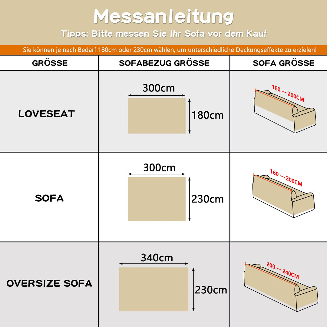 Sofaüberzug Chenille Kratzschutz fleckenabweisend Dunkelgrau - Bild 7
