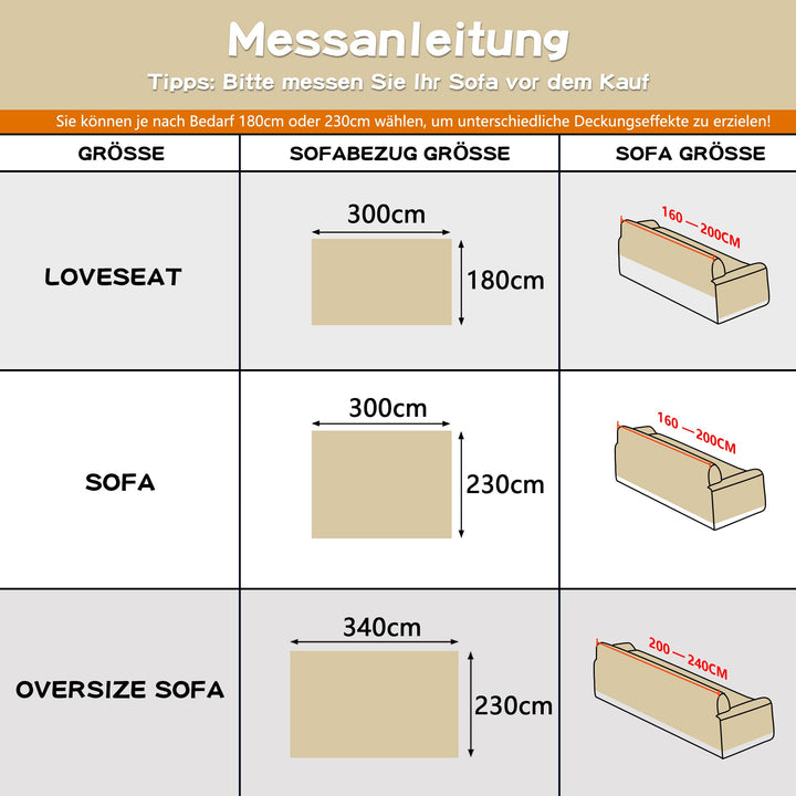 Sofaüberzug Chenille Kratzschutz fleckenabweisend Dunkelgrau - Bild 7