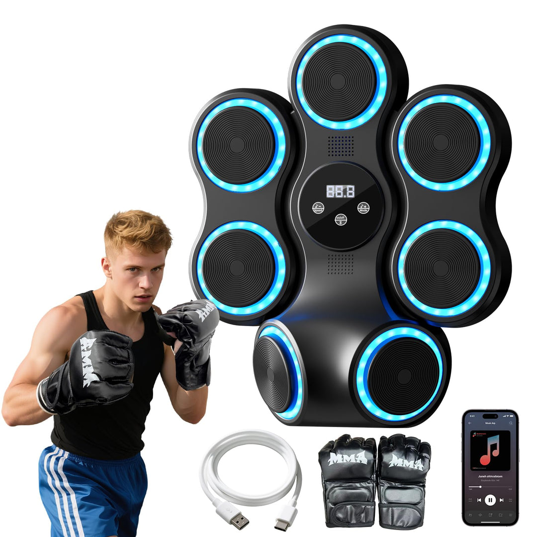 Musik-Boxtrainer mit LED und Bluetooth 9 Modi für Erwachsene