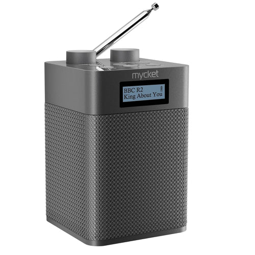 DAB/DAB+ Radio tragbar mit Bluetooth 5.0, 2200mAh Akku, 80 Sender