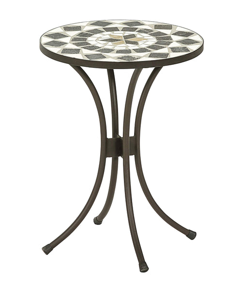 Blumenhocker Mosaik Sterndesign Metall Ø 41 cm Outdoor
