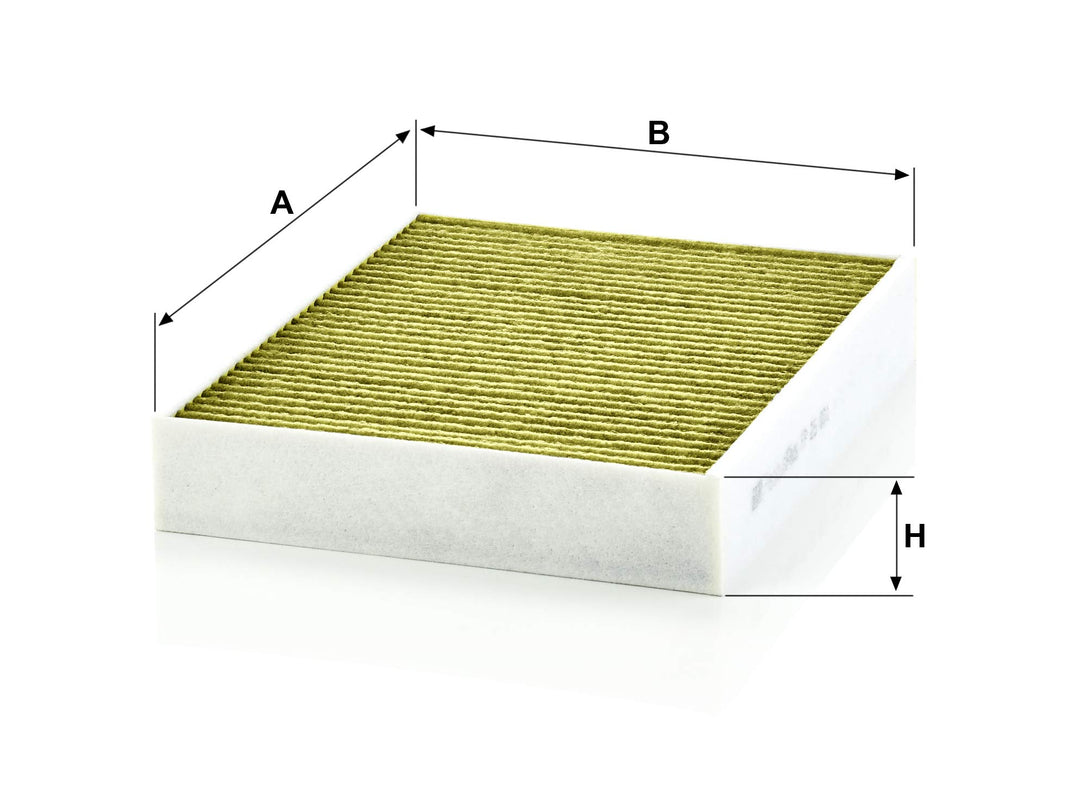 Innenraumfilter Biofunktional Drei-Lagen 248x198x41mm PKW - Bild 3