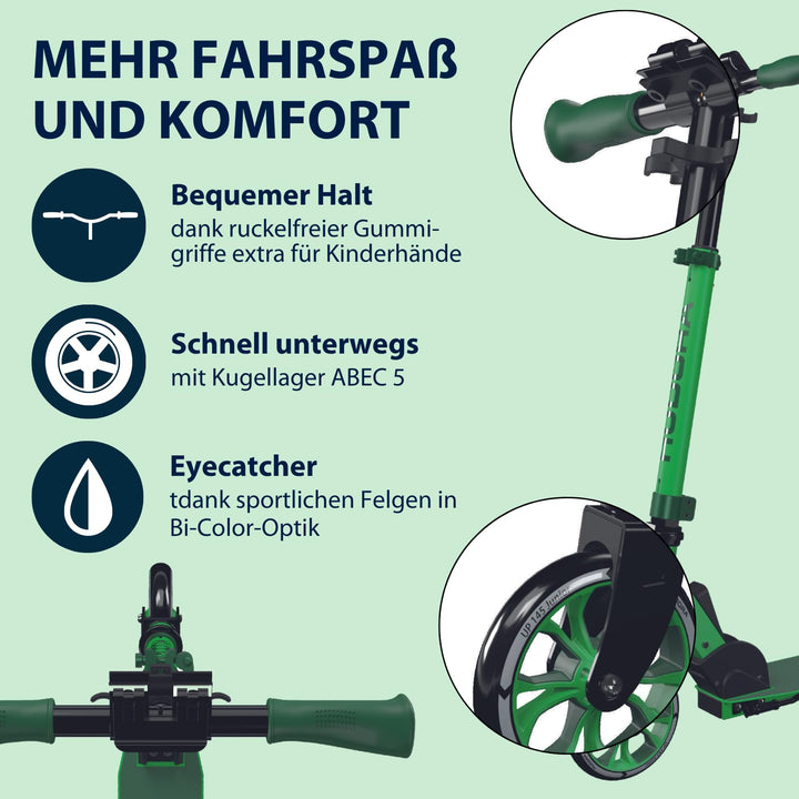 Kinder Scooter klappbar 145mm PU-Rollen höhenjustierbar ab 3 Jahre - Bild 3