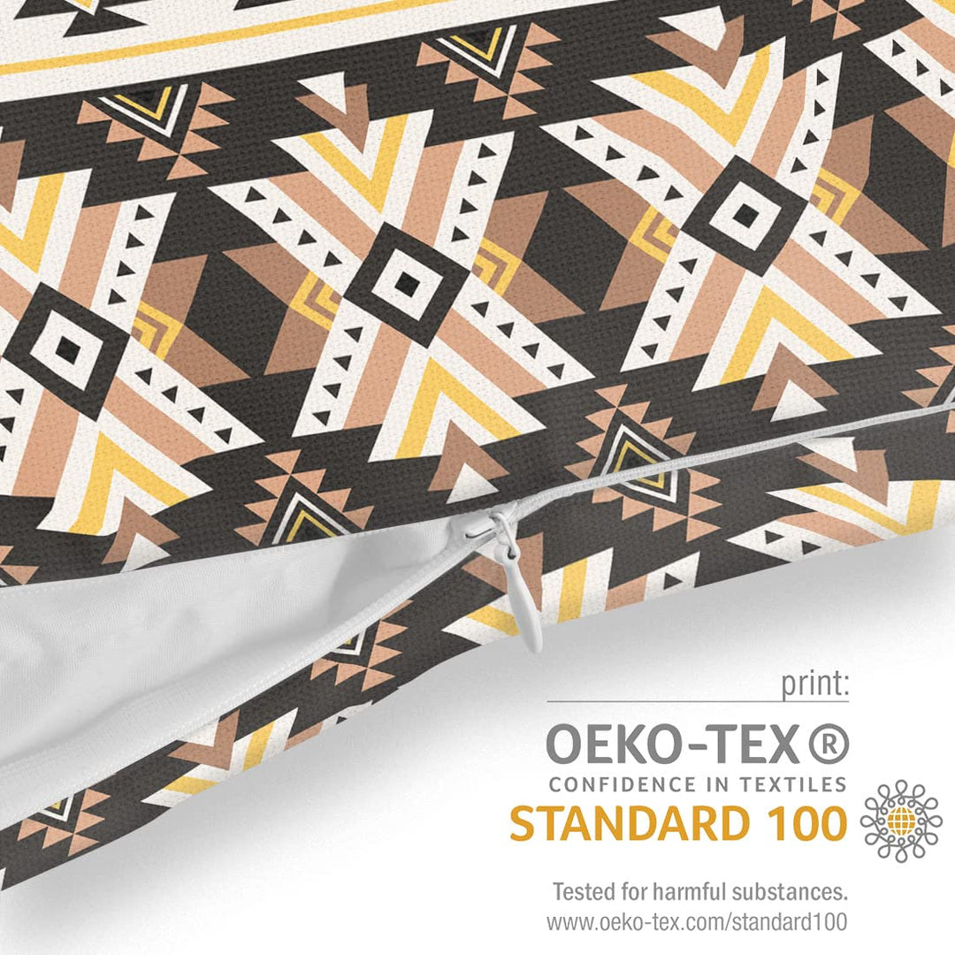 Kissenbezug Ethno-Muster Oxford-Stoff wasserabweisend 80x80 cm - Bild 5