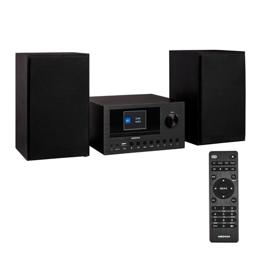 Micro-Kompaktanlage Internetradio DAB+ Bluetooth CD 2x150W