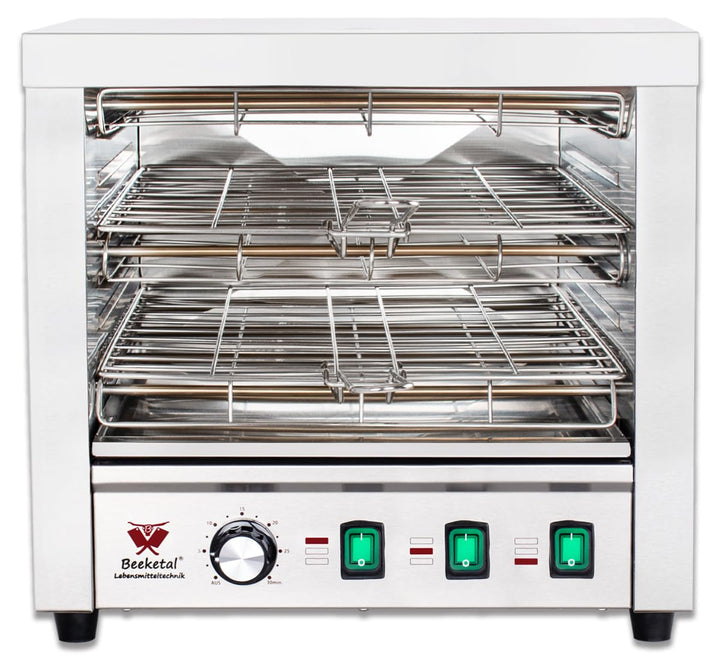Salamander Grill Edelstahl 2 Fächer 3150 W Überbackgerät Gastro - Bild 2