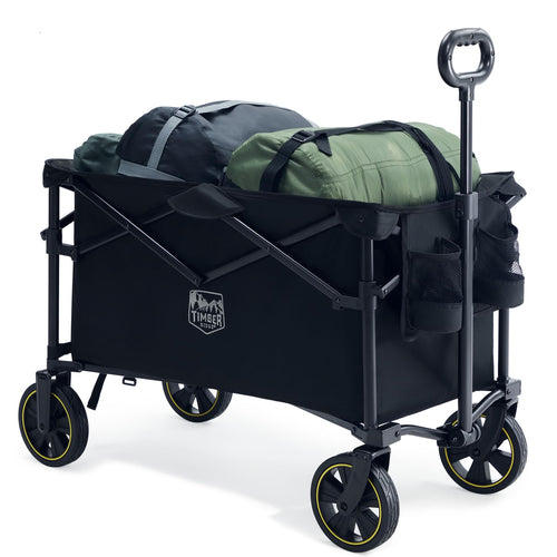 Bollerwagen faltbar 200L Oxford 150kg Strand Camping Garten