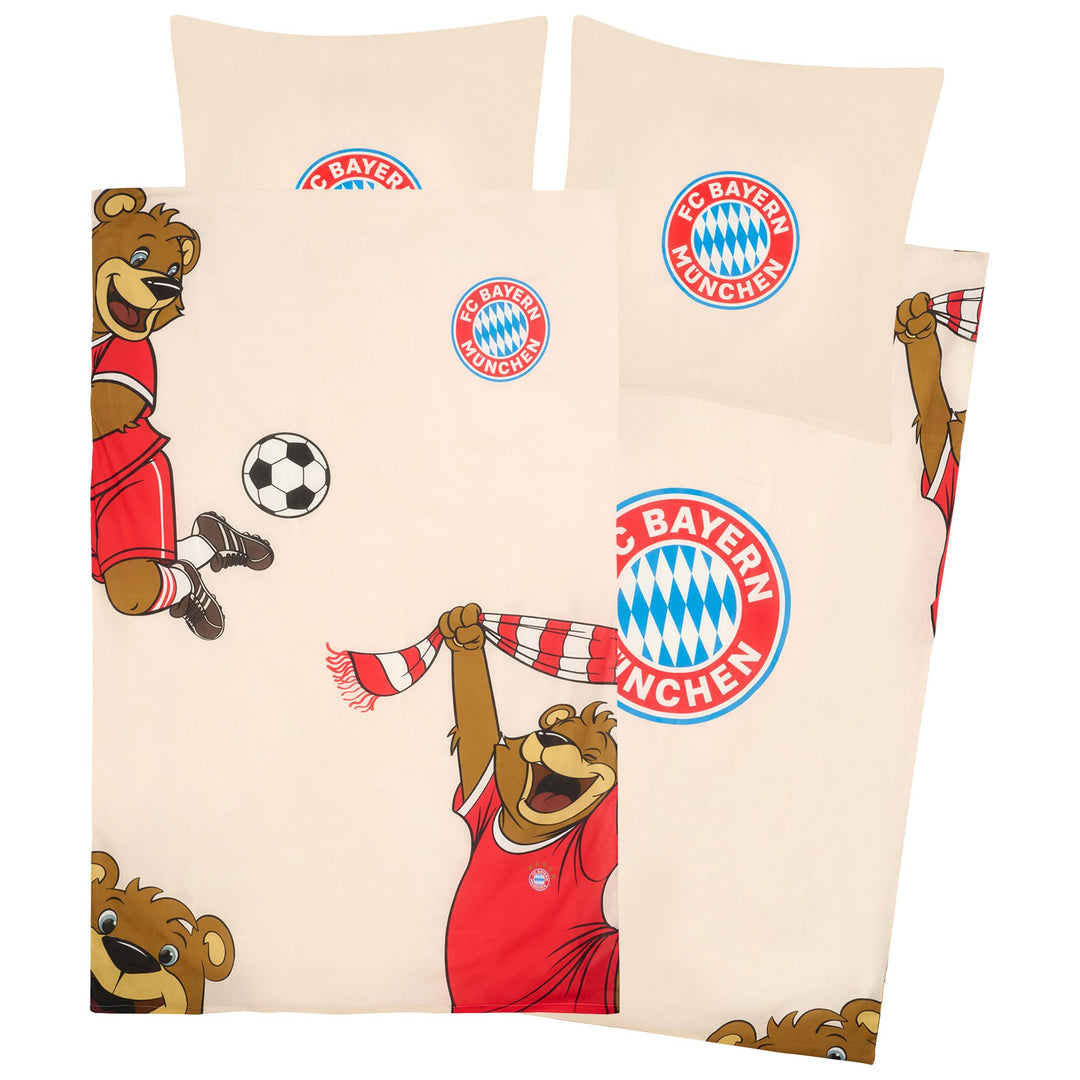 FC Bayern München Bettwäsche Berni 135x200 cm Baumwolle 2-teilig - Bild 4