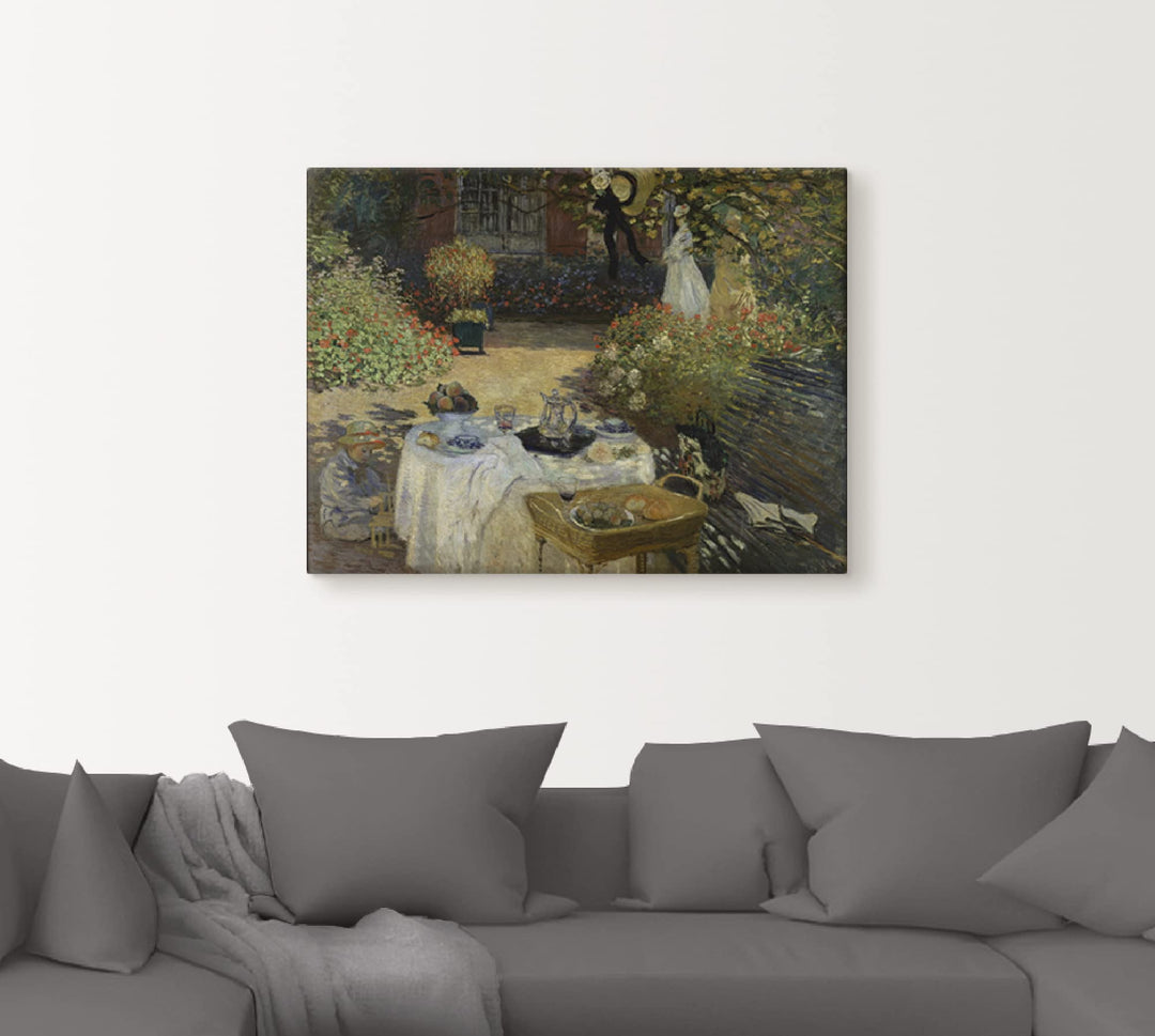 Leinwandbild Claude Monet Garten in Argenteuil Impressionismus - Bild 8