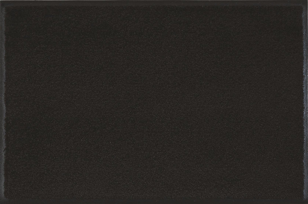 Fussmatte Nylon 75x120 cm rutschfest waschbar schwarz