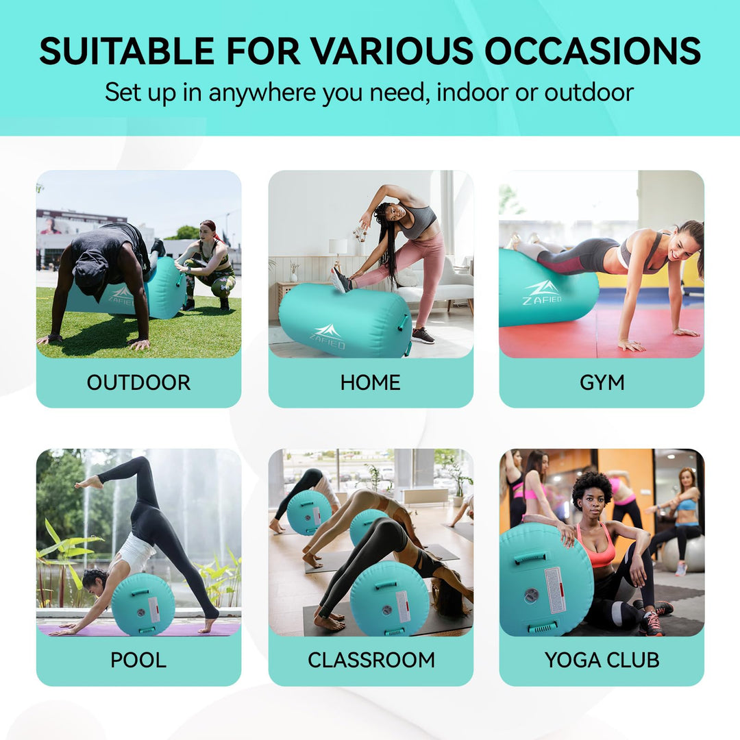 Aufblasbare Gymnastibrolle PVC mit Luftpumpe für Tumbling - Bild 4