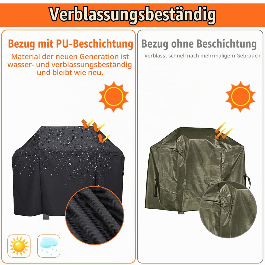 Grillabdeckung 600D Oxford wasserdicht 160x125x70cm für Gasgrills - Bild 5
