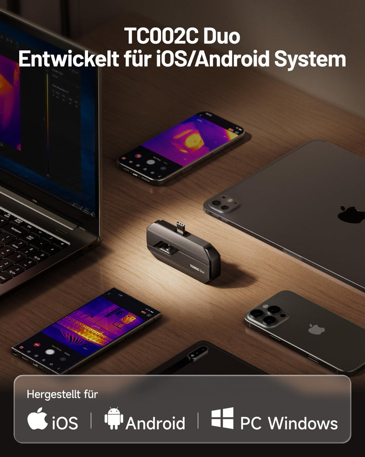 Wärmebildkamera USB-C 512×384 für iPhone Android Windows - Bild 2
