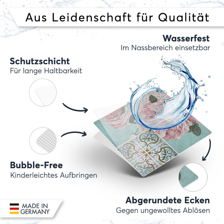 Fliesenfolie Mosaik selbstklebend 20x25 cm 30er-Set für Bad &amp; Küche - Bild 4