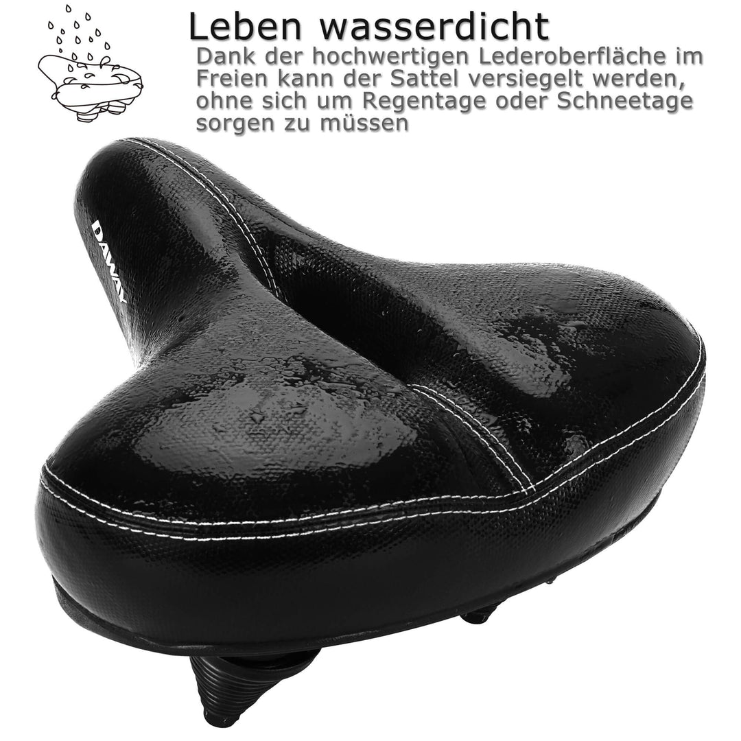 Fahrradsattel Extra Breit mit Memory-Foam für MTB, E-Bike &amp; Heimtrainer - Bild 4