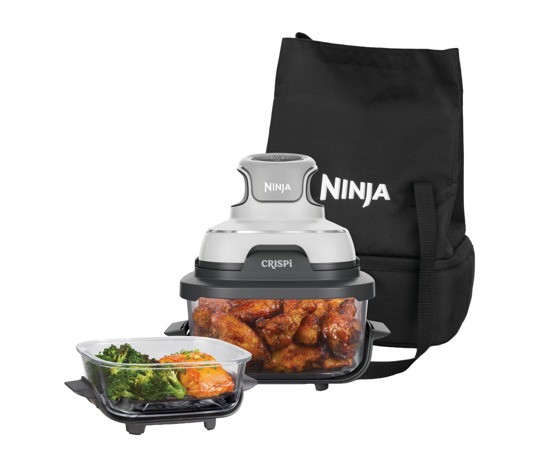Heissluftfritteuse tragbar 3,8 l + 1,4 l Glas mit Tasche