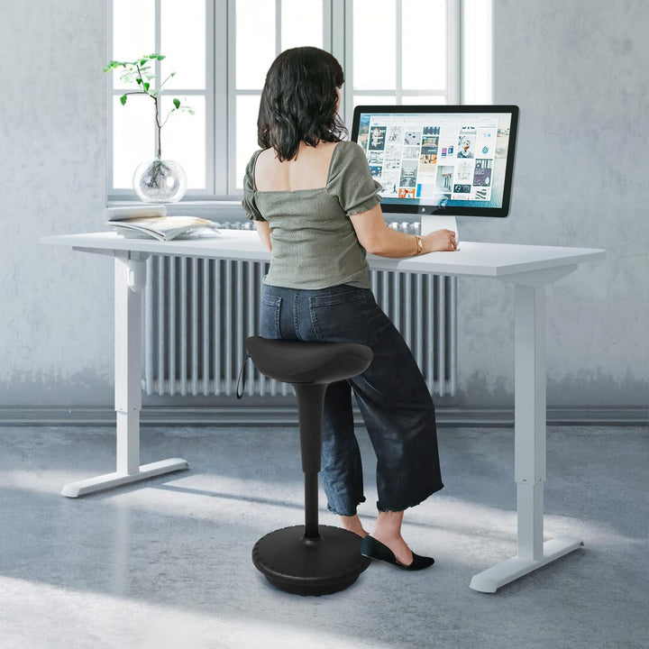 Stehhilfe Arbeitshocker Sattelkissen höhenverstellbar ergonomisch - Bild 8