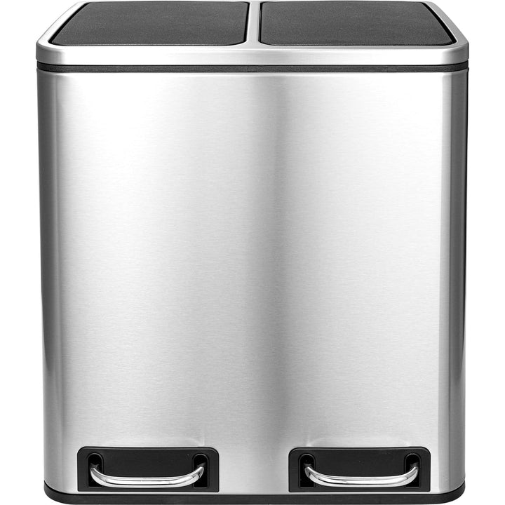 Mülleimer Doppelfach 30L Edelstahl Soft-Close Treteimer - Bild 9
