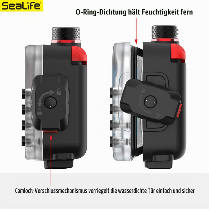 Unterwasser-Gehäuse Smartphone wasserdicht bis 40 m für iPhone &amp; Android - Bild 3