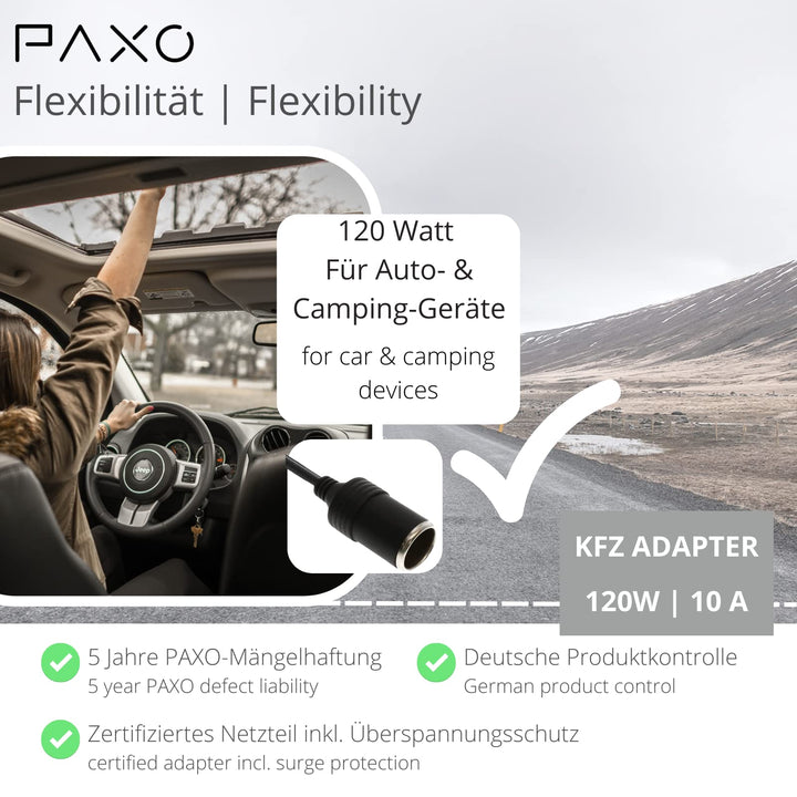 KFZ Netzadapter 12V 120W Zigarettenanzünder-Buchse für Steckdose - Bild 6